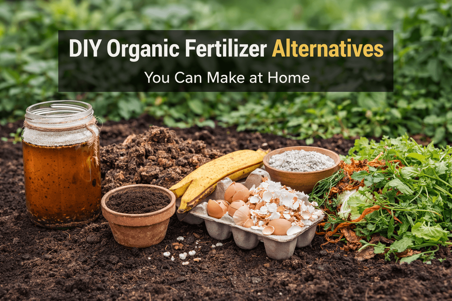 DIY Organic Fertilizer Alternatives You Can Make at Home